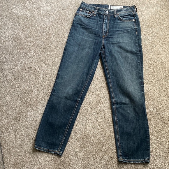 Rag & Bone Nina High Rise Ankle Cigarette Jean *Tailored Waist* Retail $255 - Picture 3 of 6